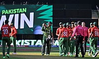 Pakistan's Shan Masood and Shadab Khan