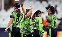 Laura Delany of Ireland celebrate