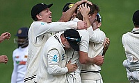 New Zealand players celebrate