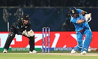 India's Virat Kohli plays a shot