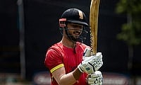 Riazat Ali Shah's 33 helped Uganda to their first ever T20 World Cup victory over Papua New Guinea