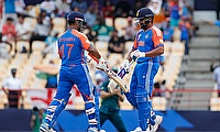India's Rishabh Pant and captain Rohit Sharma