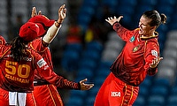 Trinbago Knight Riders Women celebrate