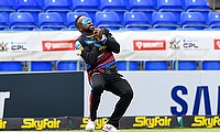 Fabian Allen of Antigua and Barbuda Falcons dropped a catch