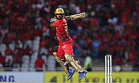 Nicholas Pooran of Trinbago Knight Riders bats