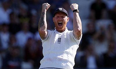 Ben Stokes celebrates