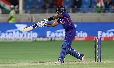 India's Suryakumar Yadav batting