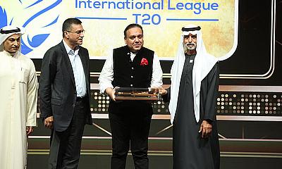 Sheikh Nahayan Mabarak Al Nahayan unveils International League T20 Trophy