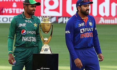 India's Rohit Sharma and Pakistan's Babar Azam