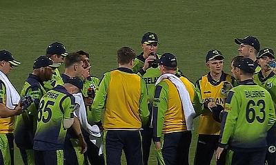 Ireland players celebrate