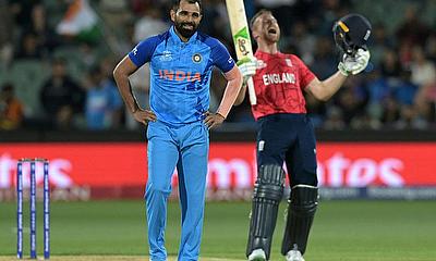 England's Captain Jos Buttler celebrates