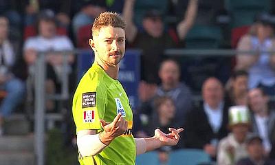 Sydney Thunder Daniel Sams celebrates