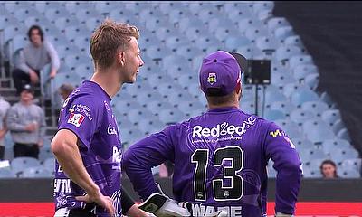 Hobart Hurricanes' players Meredith and Wade