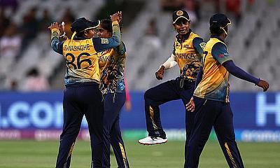 Sri Lanka Women celebrate