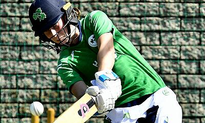 Ireland Women's Orla Prendergast in the nets