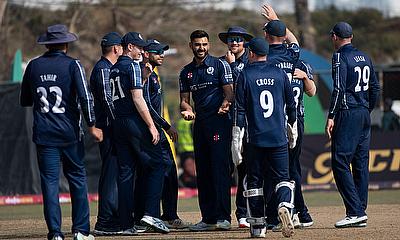 Scotland players celebrate