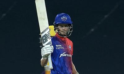 Meg Lanning celebrates a half century for Delhi Capitals