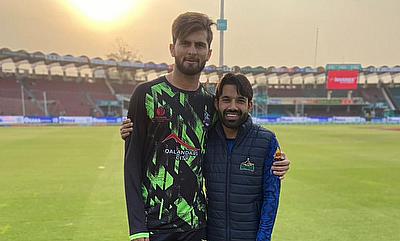 Shaheen Shah Afridi and Mohammad Rizwan