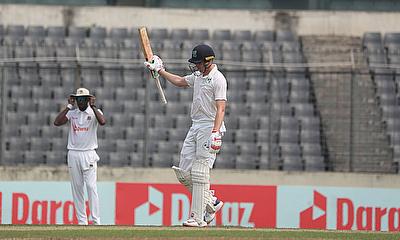 Harry Tector celebrates his half century