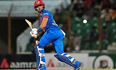 Ibrahim Zadran helped Afghanistan win a rain-affected series opener against Bangladesh