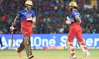 Royal Challengers Bengaluru's Faf du Plessis abd Virat Kohli