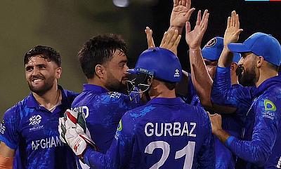 Afghanistan players celebrate