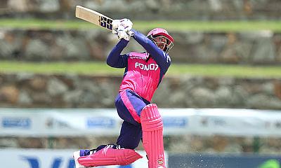 Quinton De Kock of Barbados Royals bats