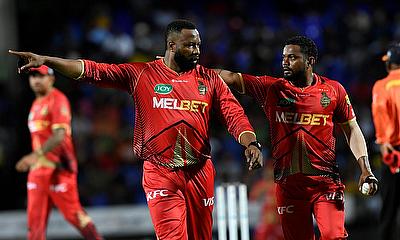 Kieron Pollard and and Terrance Hinds - Trinbago Knight Riders