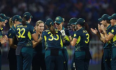 Australia Women celebrate