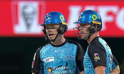 Strikers batters Chris Lynn and Ollie Pope