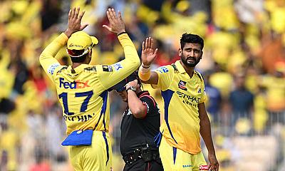 Chennai Super Kings' players celebrate Chennai Super Kings' players celebrate