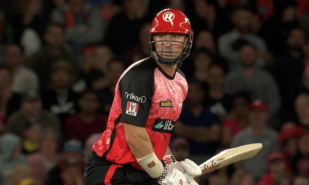 Melbourne Renegades' Shaun Marsh hit 54