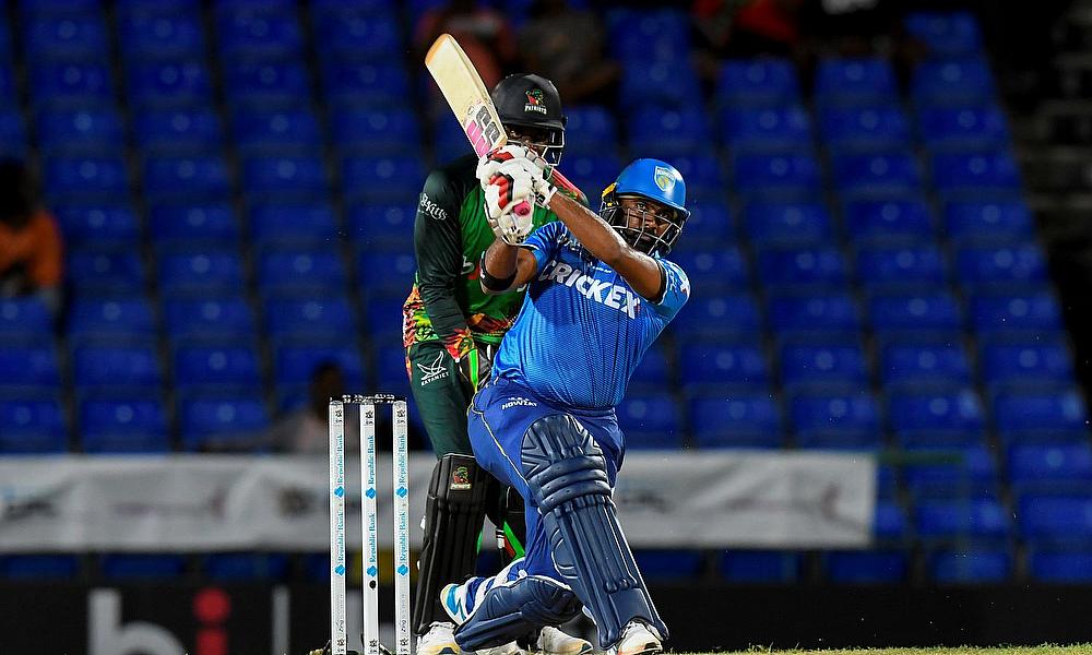 Bhanuka Rajapaksa of Saint Lucia Kings hits 6