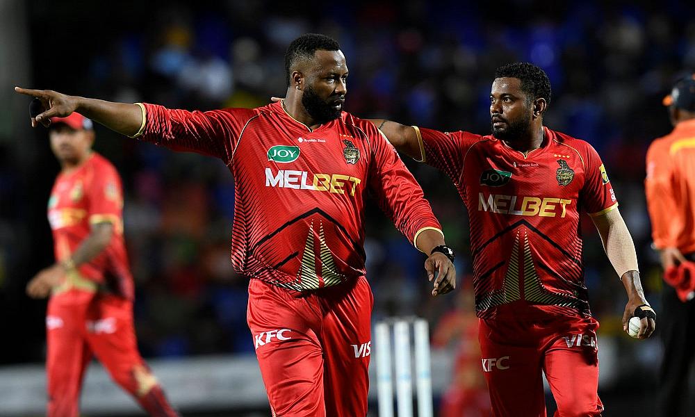 Kieron Pollard and and Terrance Hinds - Trinbago Knight Riders