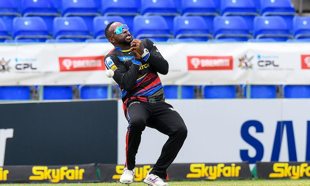 Fabian Allen of Antigua and Barbuda Falcons dropped a catch